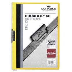 Duraclip Folder 2209 A4, Yellow